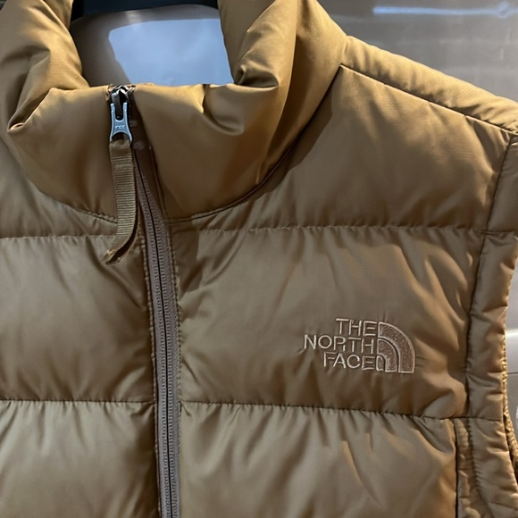 The North Face Tan Puffer Vest - Picture 2 of 8